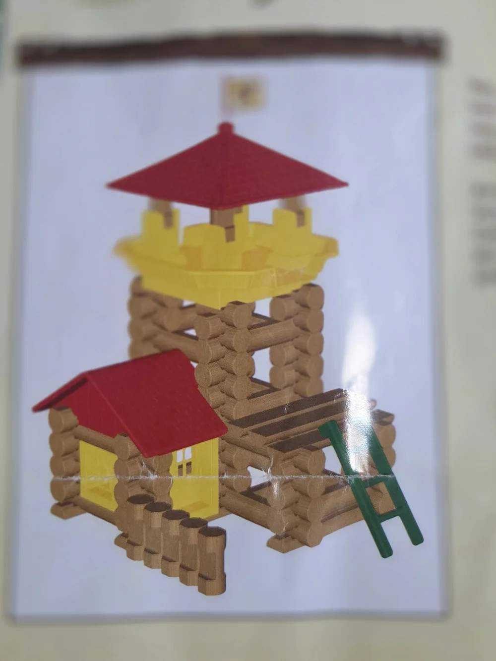 The Original Lincoln Logs Frontier Junction Building Set Canister - Bin 1M